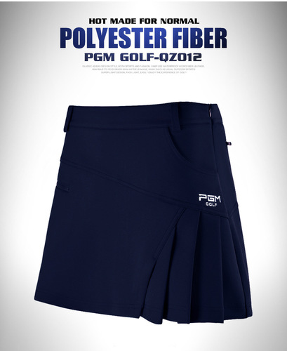 PGM golf skirt, zippered trouser skirt, fashionable pleated skirt, underwear, sports skirt for women