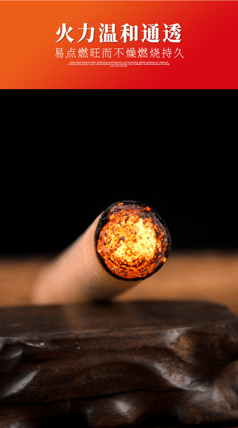 Moxa Sticks Ai Tiao 艾条 Pure Moxibustion Rolls 10 Sticks Aged Mugwort Ai Ye specifications