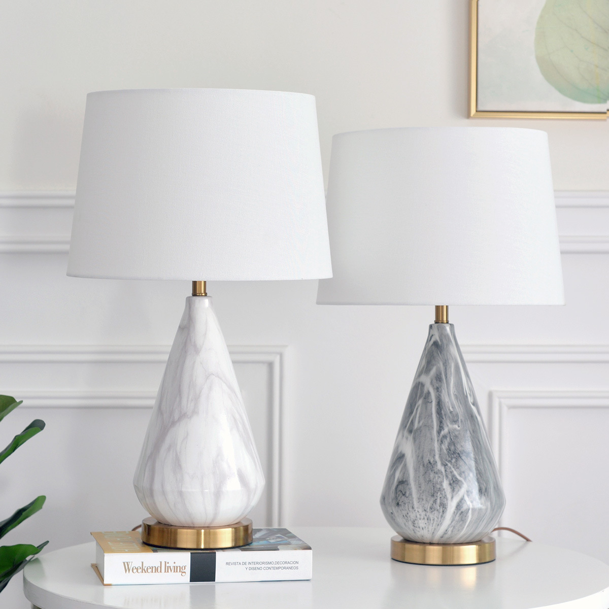 Table lamp for bed