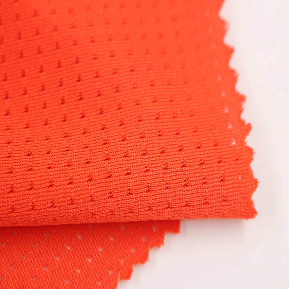 海宁经编厂家全涤内衬网 立体网布运动服 T恤衫 吸湿速干