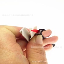 汽车进口通用大小包围前后唇大灯缝隙填充胶条斜T型压条密封胶条