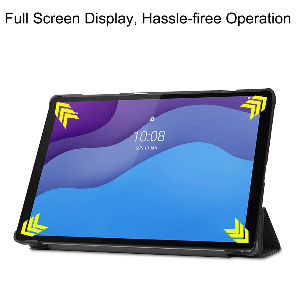 Защитная крышка для Lenovo TAB M10 HD 10.1 (2-е поколение) TB-X306F крепление плоский кожаный чехол