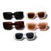 Square glasses, fashionable sunglasses for adults