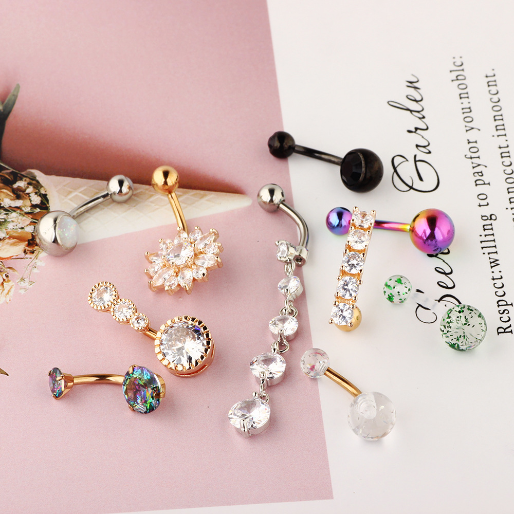 Labret piercing jewelry detail image