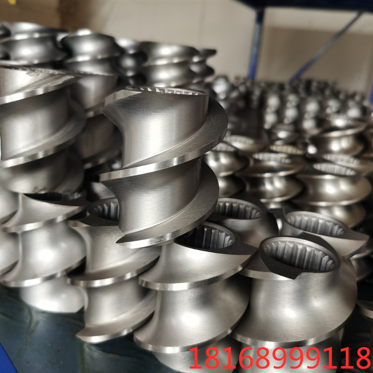 38MOLV-120优质耐磨双螺杆挤出机螺纹元件 挤出机配件，芯轴机筒