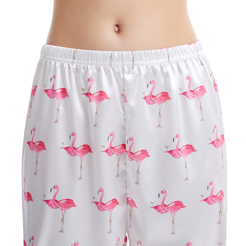 2022新款女士睡衣跨境家居服套装开衫睡衣长裤3D印花来图制作