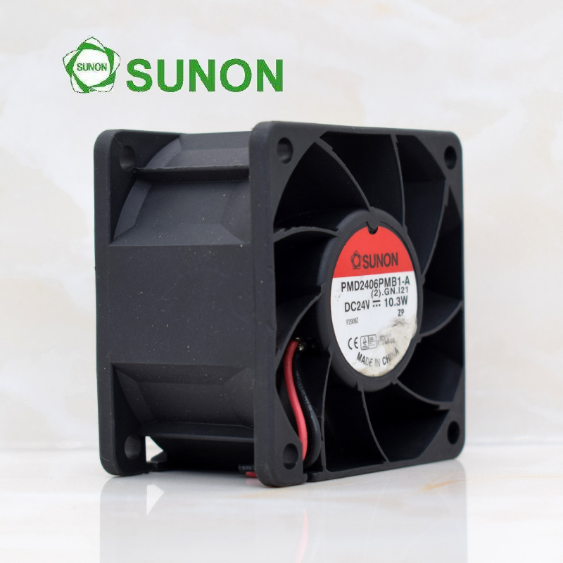 Ventilateur SUNON PMD2406PMB3-A - 24V - 6cm (6038) - Pour Refroidissement Onduleur, PC, Serveur