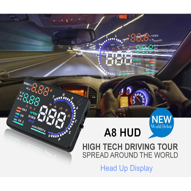 HUD Windscreen Projector OBD Scanner Car Head Up Display