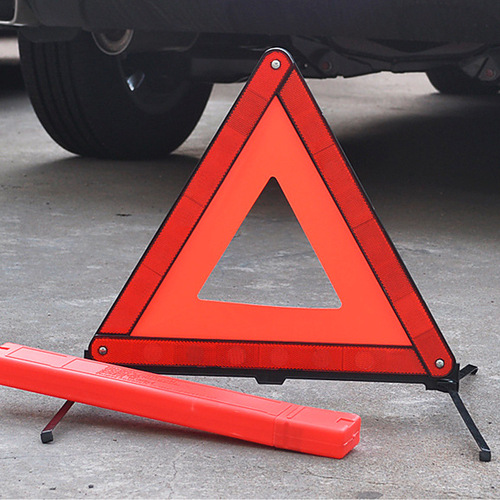 Car tripod warning sign tripod failure dangerous parking reflective folding car fire extinguisher set car