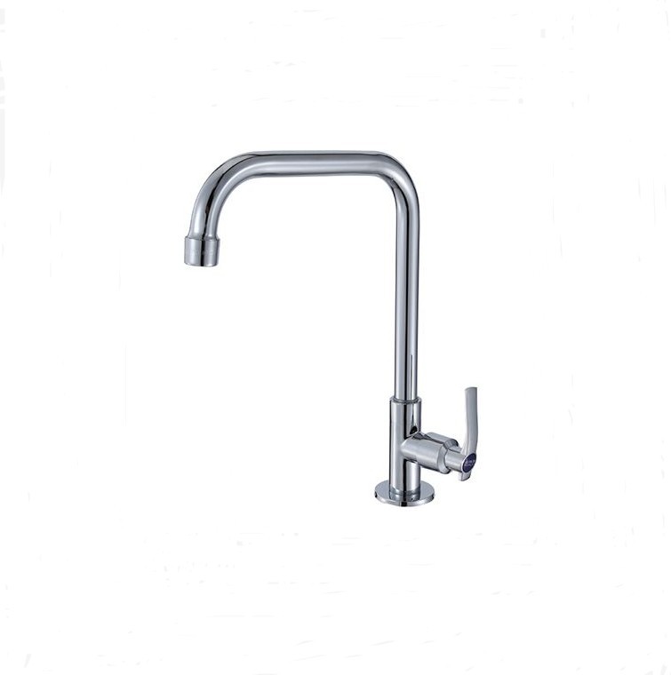 Kitchen single-cooling faucet, single-pipe cold water, full copper, 4-point stainless steel, sink, faucet, bathroom wholesale undefined