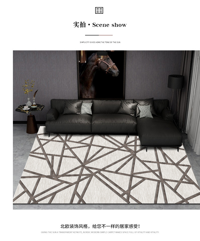 地毯,客厅地毯,北欧地毯