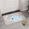 The carpet door is padded with the door to enter the bedroom cartoon -to -door cushion door non -skid home toilet toilet bathroom absorption foot cushion