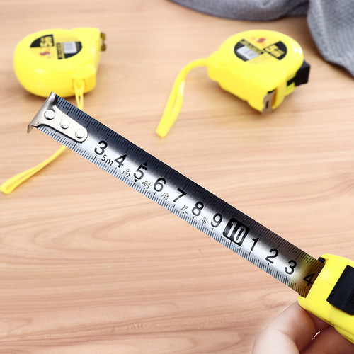 Manufacturer supply plastic tape measure high wear-resistant engineering metric tape measure 5 meters household object measurement box ruler wholesale
