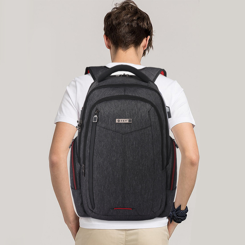 男士背包新款防盗多功能包防水登山包旅游休闲包电脑包男包双肩包