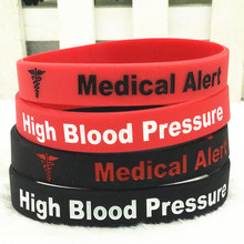 high pressure medical alert 硅胶手环手腕带