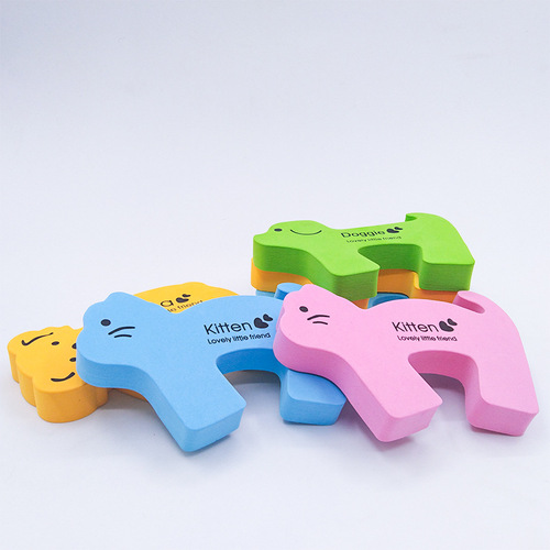 Thickened Cartoon Baby Safety Door Stop Door Barrier Baby Safety Door Stop Safety Accessory OPP Bag Packaging Safe and Eco-Friendly