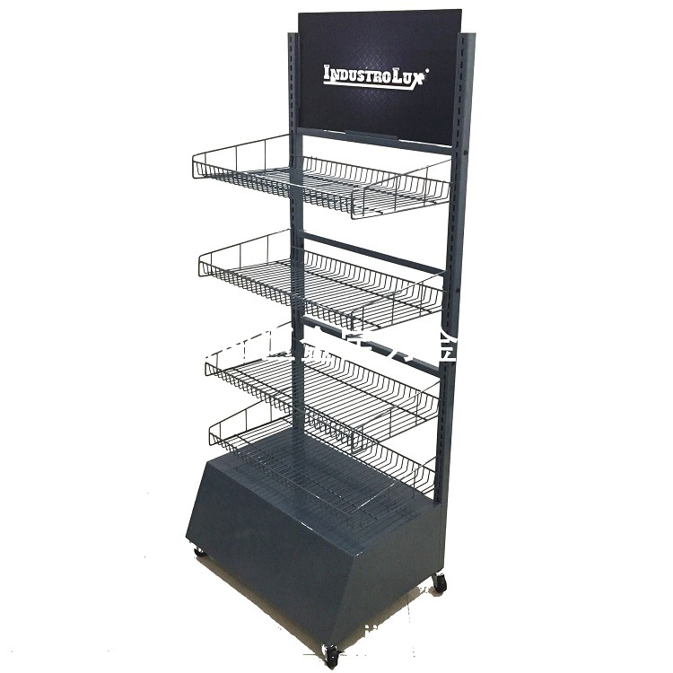 厂家批发做润滑油货架展示架超市便利店陈列架铁架子机油展架