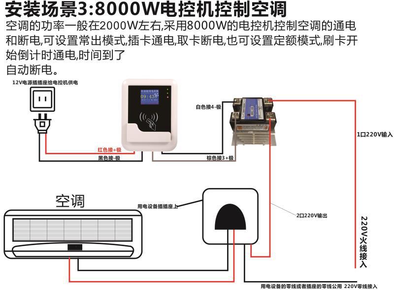 智能计电量插座扣费 学校中央空调计费系统