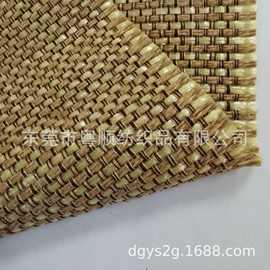 粤顺麻布 黄麻棉+PP草色织 鞋材箱包 装饰 工艺品用粗麻系列