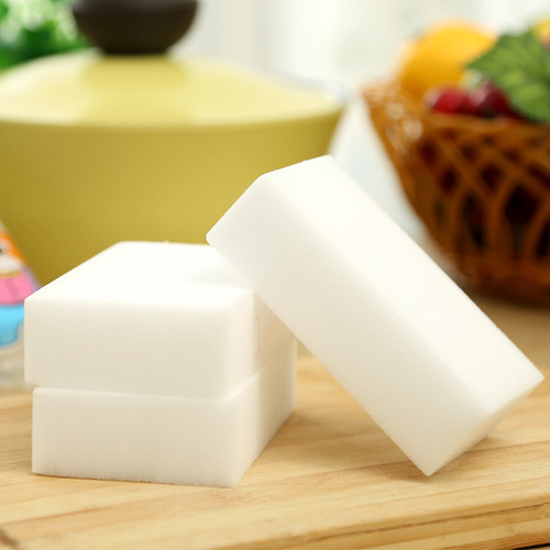 Sponge wipe white magic sponge nano sponge melamine magic wipe kitchen and bathroom cleaning scouring pad artifact wipe car wash