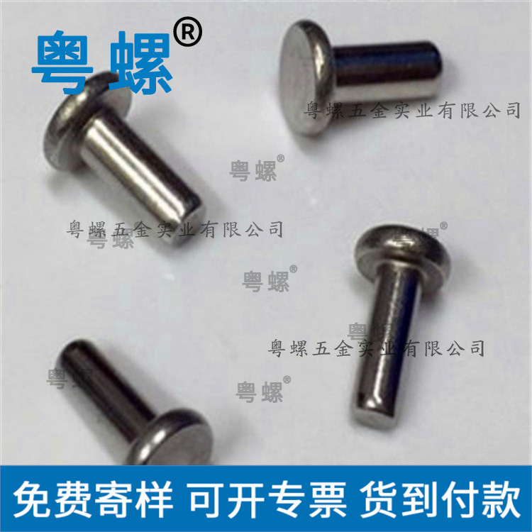 304不锈钢平头铆钉GB109 沉头铆钉 实心铆钉M12M16大量库存