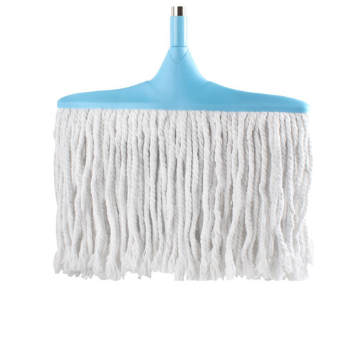 Mop mop household commercial widened and thickened water mop ordinary stainless steel rod cotton yarn cotton thread mop mop
