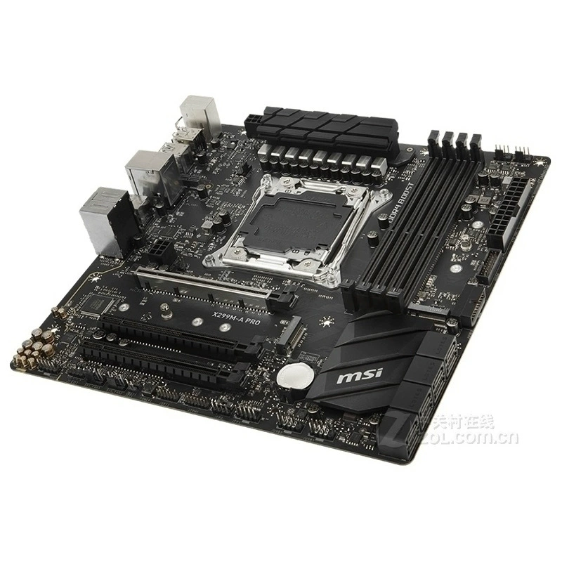 Материнская плата Micro-Star X299M A Pro Gaming, поддержка процессоров серии Core 10-го поколения, сокет 2066