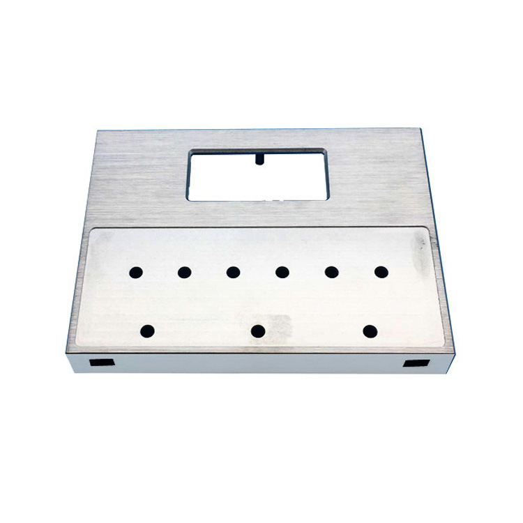 深圳建锋CNC加工指纹打卡机外壳面版 考勤设备五金件加工