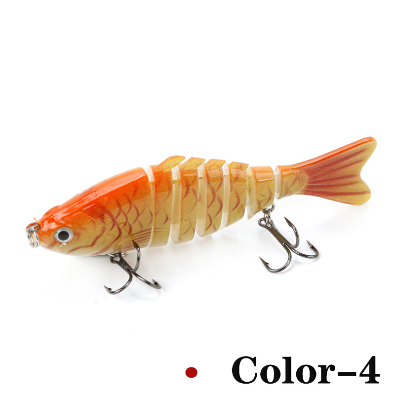 Sinking Water Jointed Lure 100mm/15g Hard Plastic Swimming Baits 6 Jointed Fishing Tackle