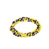 Accessory, universal multicoloured beaded bracelet handmade, elastic chain, European style, simple and elegant design