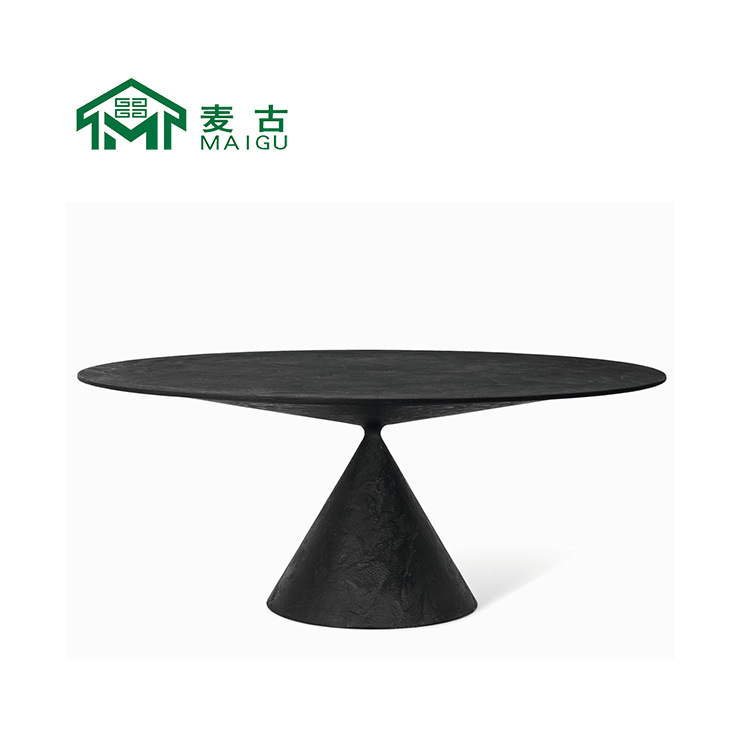 麦古 Современный скандинавский индустриальный стиль, дизайнерский круглый обеденный стол в виде песочных часов, овальный стол для гостиной, мебель