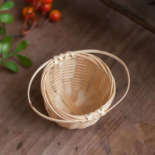 Handmade bamboo tea filter, rattan tea drain, retro creative tea residue tea filter, tea ceremony spare parts, Kung Fu tea set