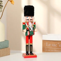 Christmas Nutcracker Christmas Nutcracker Decoration Bookcase Living Room Study Wooden Crafts Decoration