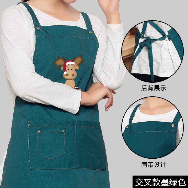 Lienzo pintura al óleo delantal mujer adulto moda coreana lindo arte estudiante pintura ropa antiincrustante ropa de trabajo imprimible