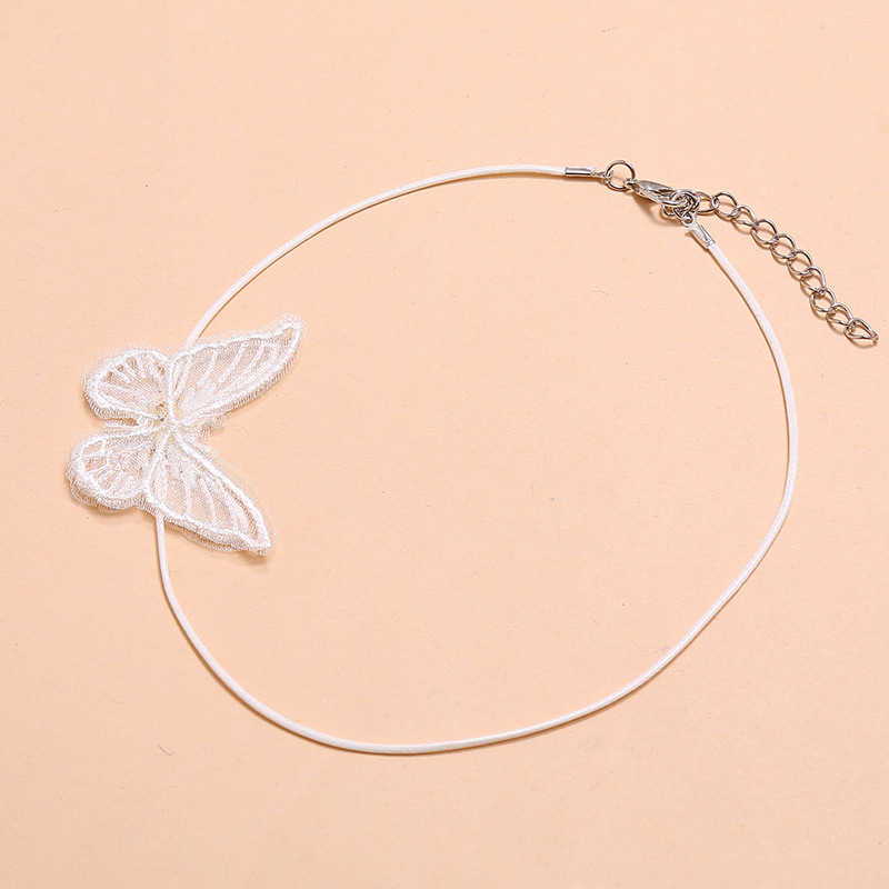 Fashion Simple Lace Butterfly Choker display picture 2