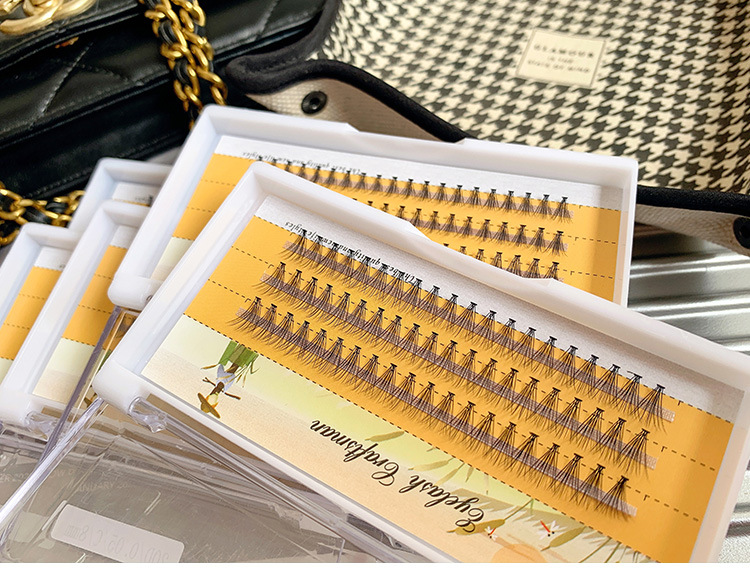 0.05草人20根假睫毛热熔朵毛eyelash单簇种植眼睫毛自然嫁接睫毛详情图5