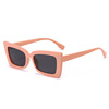 Square sunglasses, retro face blush, glasses, European style, new collection, internet celebrity