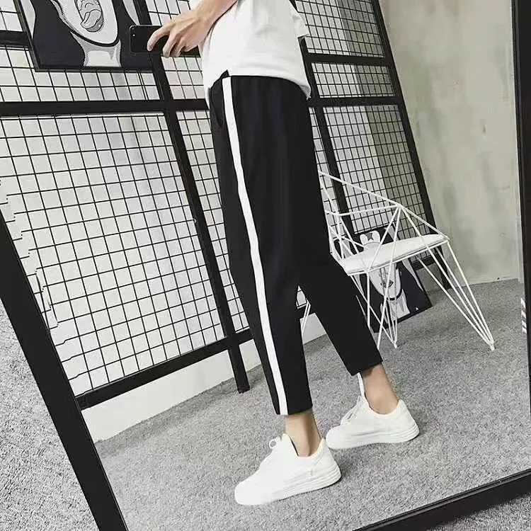 Зимние теплые мужские брюки для отдыха, оверсайз, plus size, корейский стиль