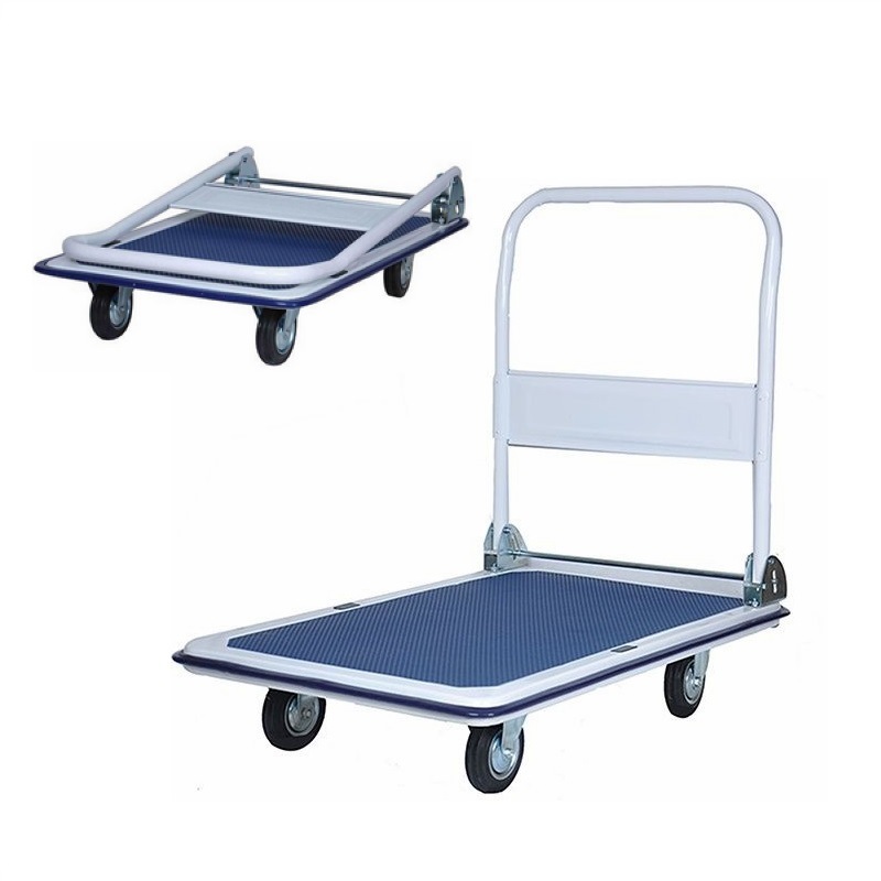 外销型折叠平板车手推车搬运 便携 铁板钢制货物小推车 手拉货车