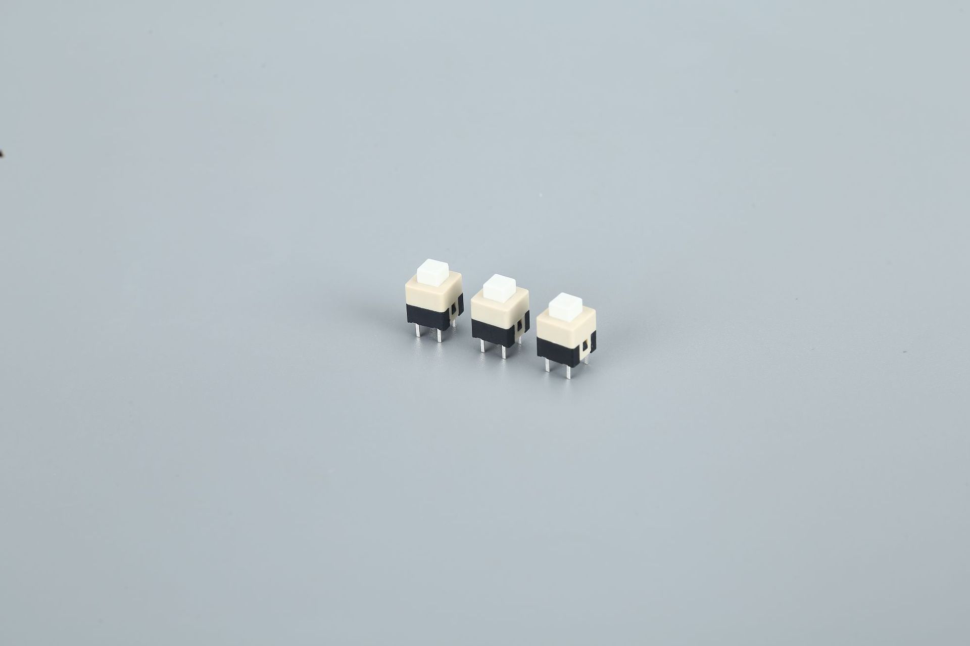 厂家直销直键按钮开关KFC7*7 4P双排脚自锁轻触开关 耐温环保