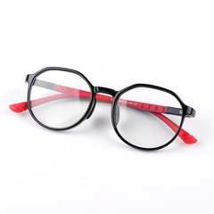 2022 New TR Silicone Blue-Blocking Fashion Children's Glasses for Boys and Girls Students, Removable Nose Pads, Model 9810
