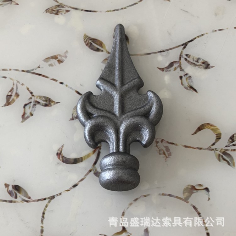 厂家直销锻打枪尖矛头枪头【专业加工】防爬尖防盗装饰户外栅栏件