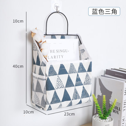 Almacenamiento directo de fábrica bolsa colgante de tela baño dormitorio pared colgando detrás de la puerta ropa bolsa colgante bolsa de almacenamiento