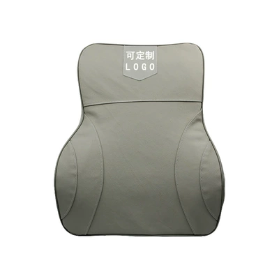 memory foam waist support leather | Waist support - long-waist-support-cadillac-gray