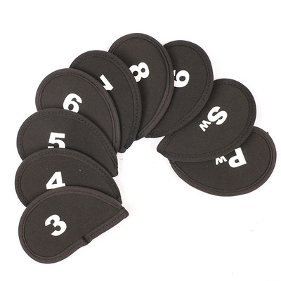 高尔夫铁杆套 潜水料杆头套 PU球头套 球杆保护套 铁杆帽golf用品|ru