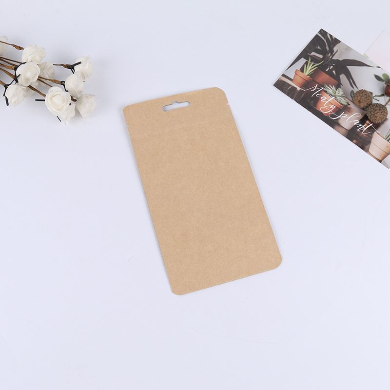 加厚牛皮纸袋 铝箔镀铝茶叶八边封袋 休闲食品花生瓜子坚果食品袋