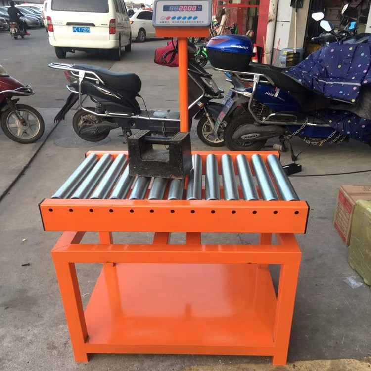 滚轮式电子称 上下限报警辊筒秤 流水线计重滚轮输送称重机