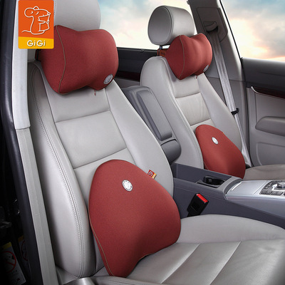 GiGi廠家分銷批發 太空記憶棉護頸枕 腰枕套裝車用g-1420 g-1427