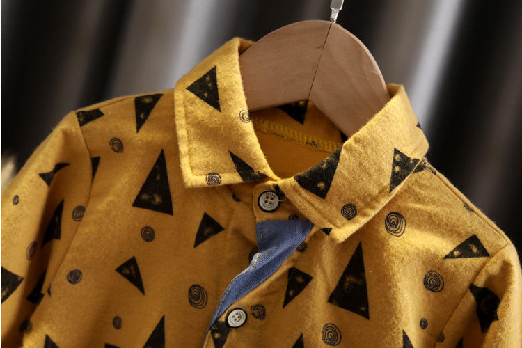 Camisa de bebé camisa de manga larga para niños ropa de bebé otoño camisa de moda para niños que toca fondo ropa de moda para niños