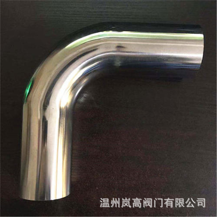 自动焊加长弯头 304不锈钢材质 卫生级管件 焊接连接 Φ57